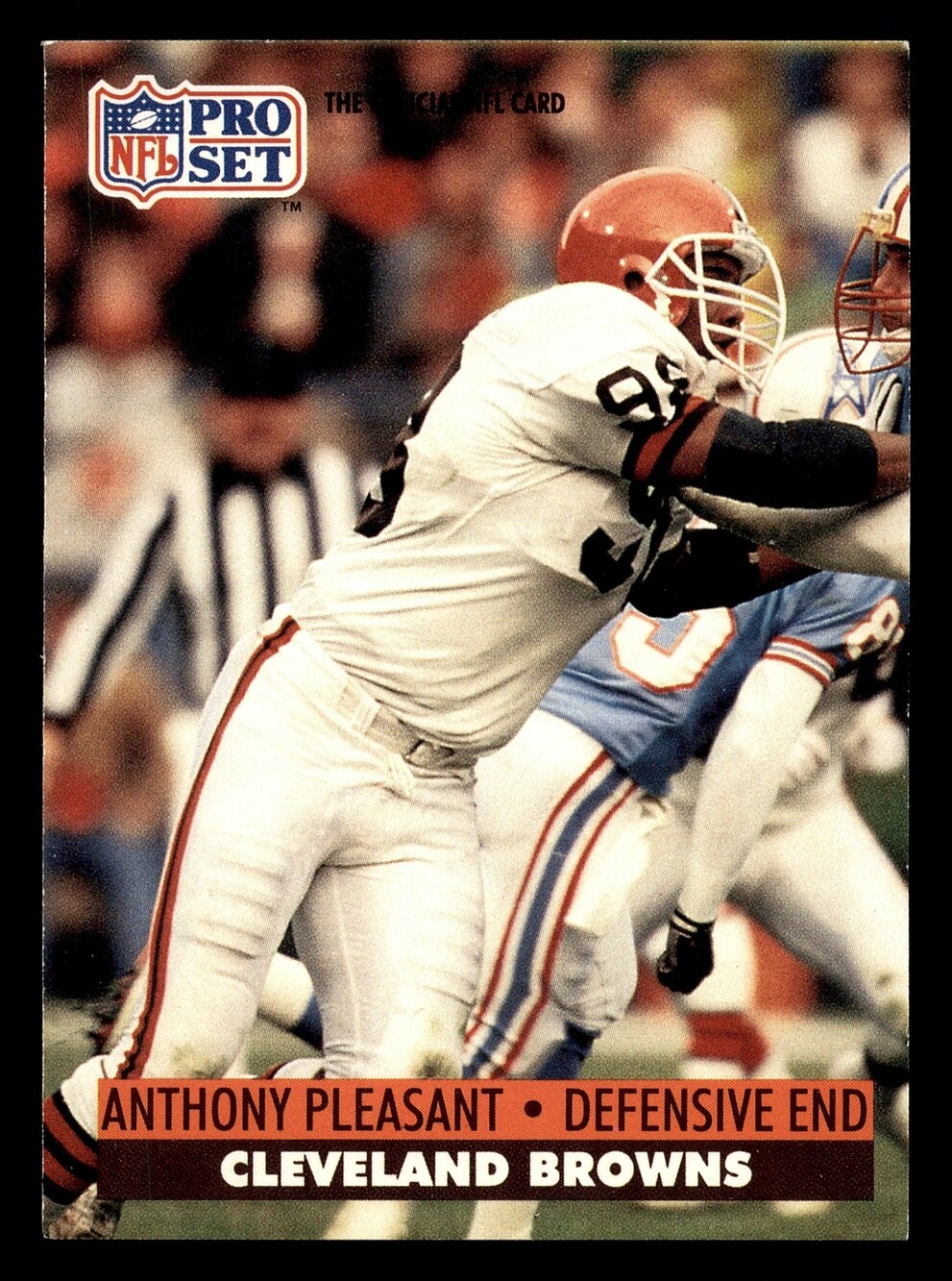1991 Pro Set #475 Anthony Pleasant Football Card